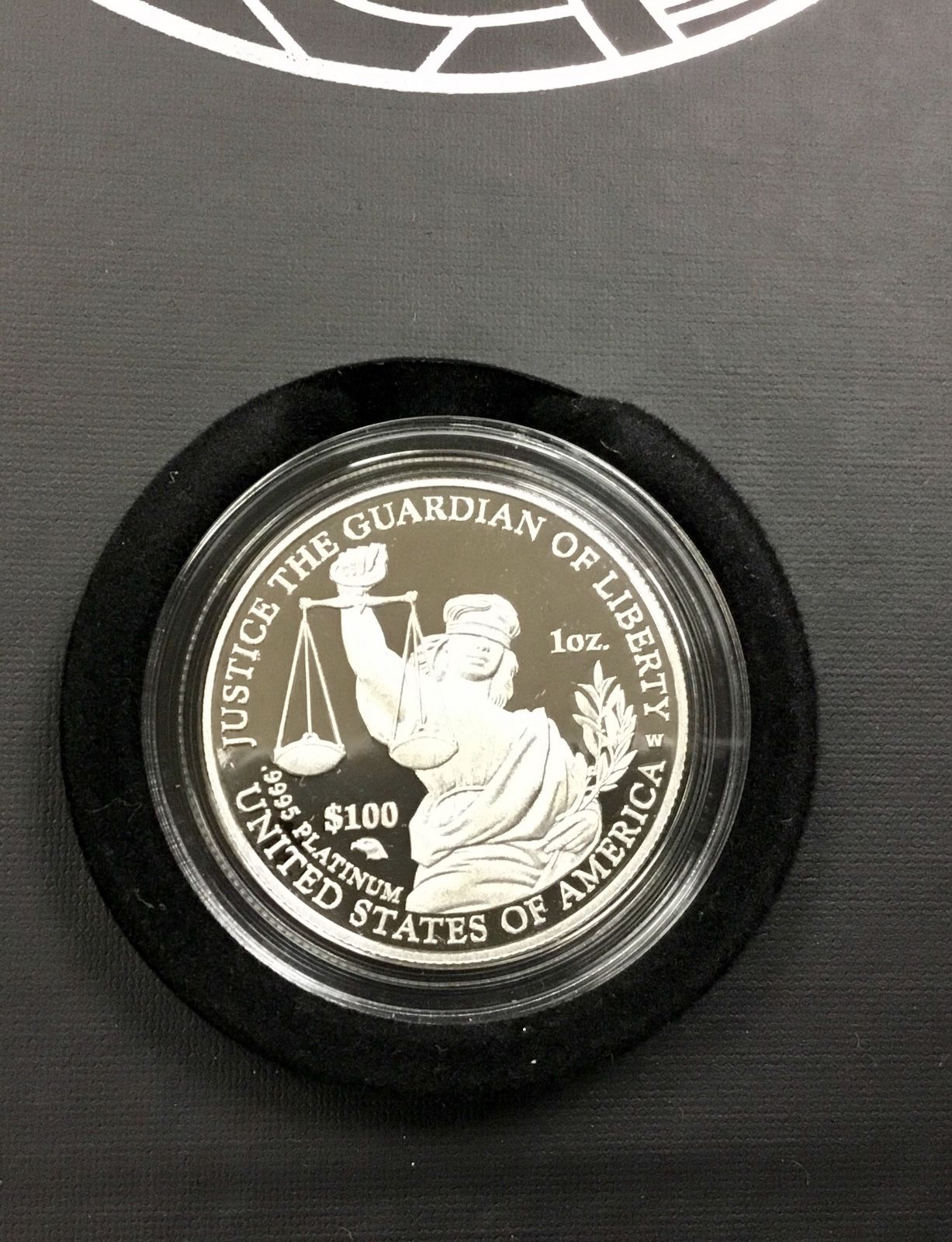 {BJSTAMPS} American Eagle 2010 Platinum Proof $100 Coin PREAMBLE SERIES