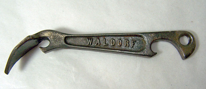 Vintage WALDORF ALE & LAGER Beer Bottle Opener Forest City Brewing Cleveland OH