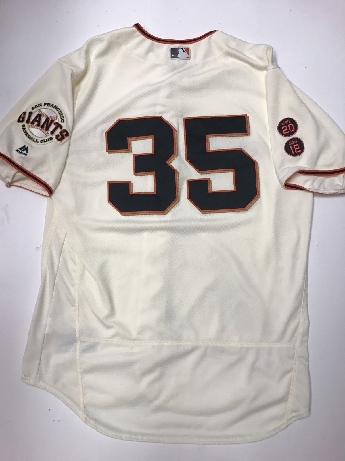 Brandon Crawford San Francisco Giants Game Used Jersey Gigantes - MLB Auth