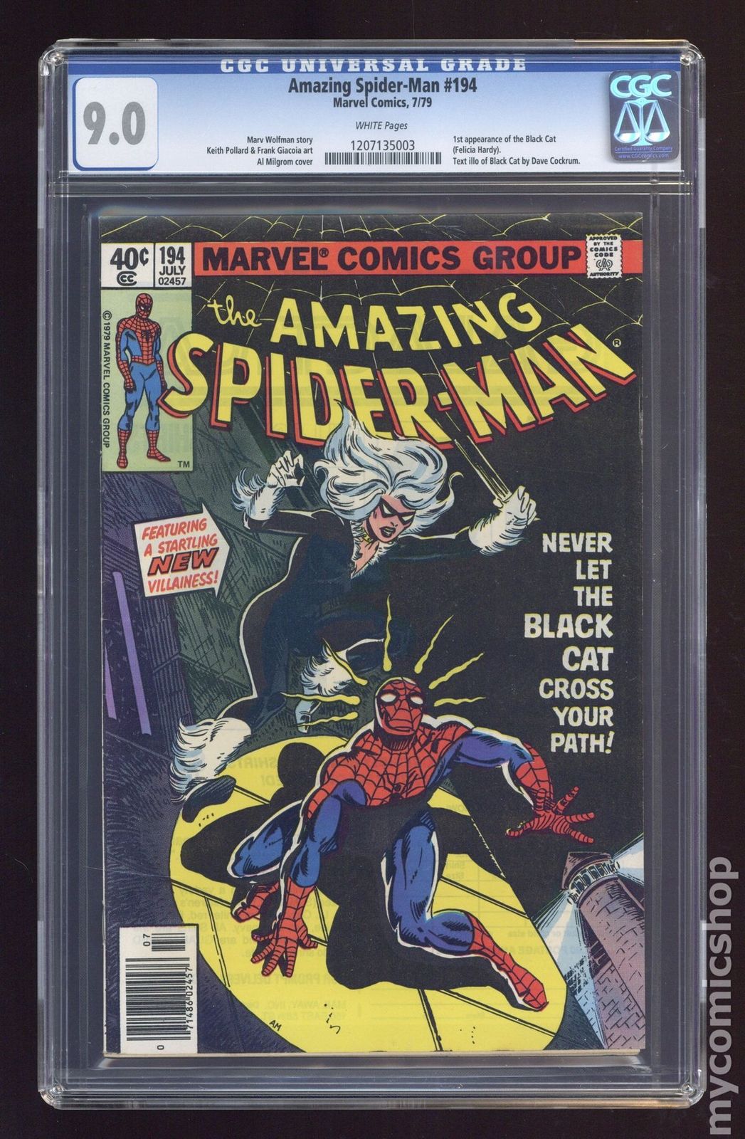 Amazing Spider-Man (1963 1st Series) #194 CGC 9.0 1207135003