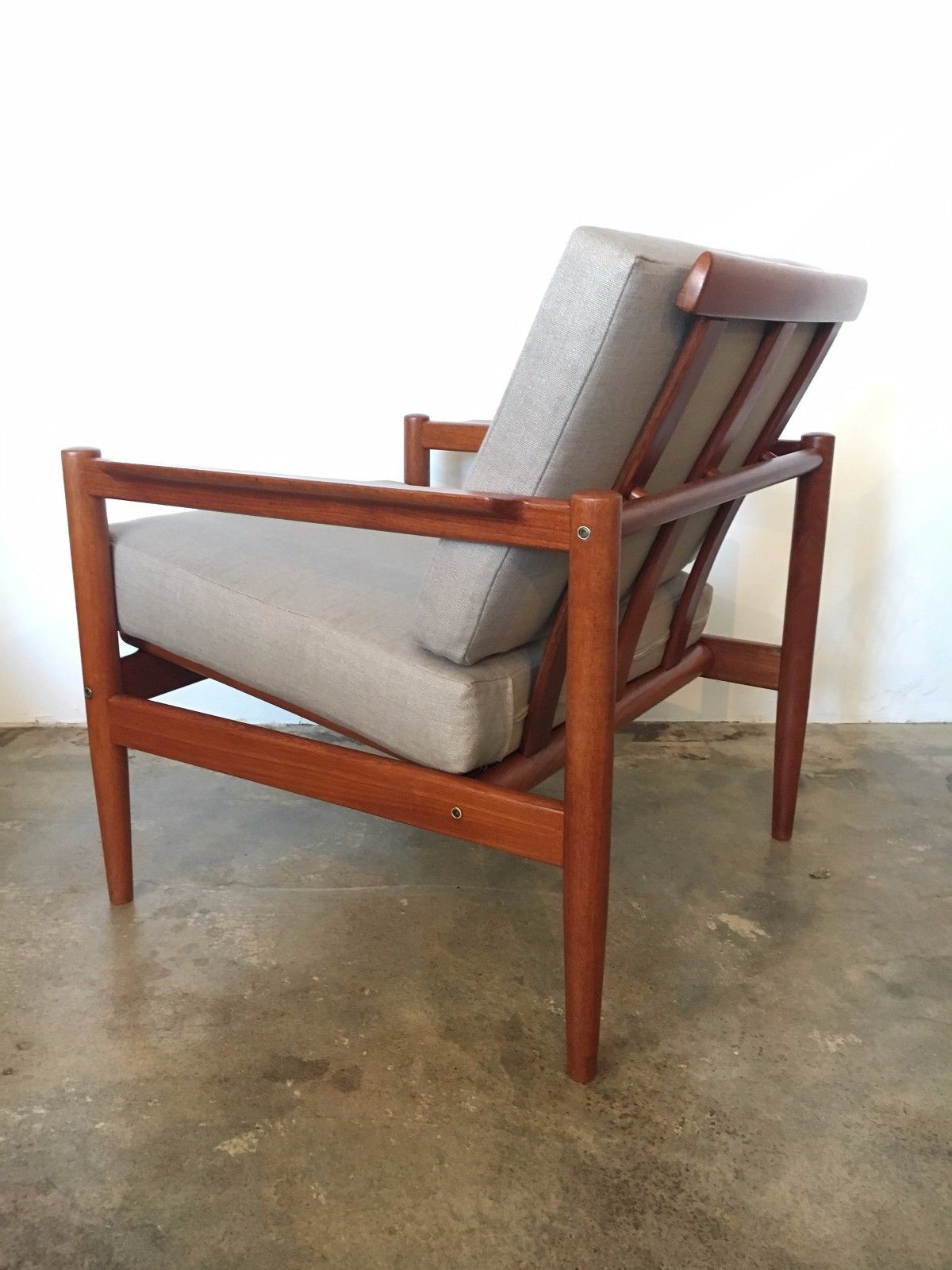 Danish Modern Mid Century Borge Jensen Teak Chair