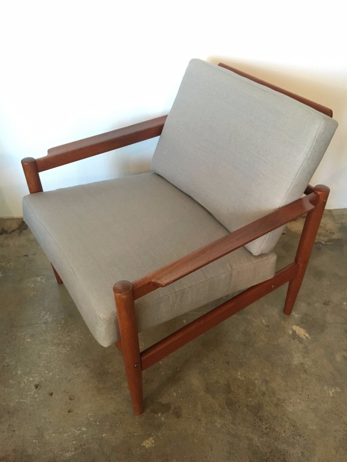 Danish Modern Mid Century Borge Jensen Teak Chair