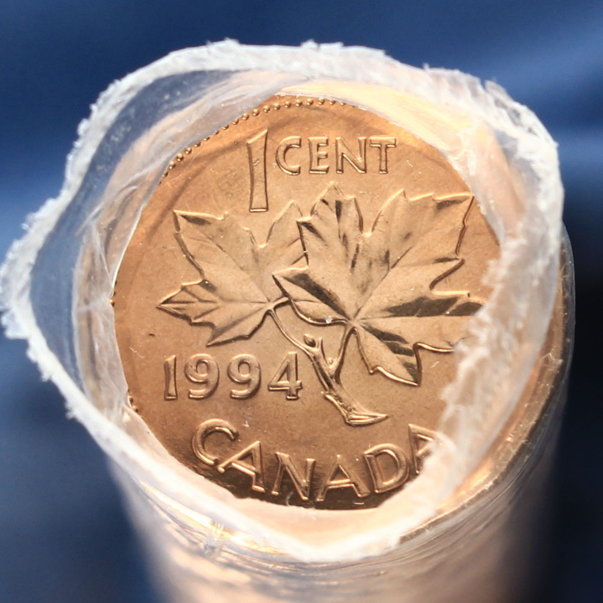 Canada 1994 Original Mint Roll of Pennies   1