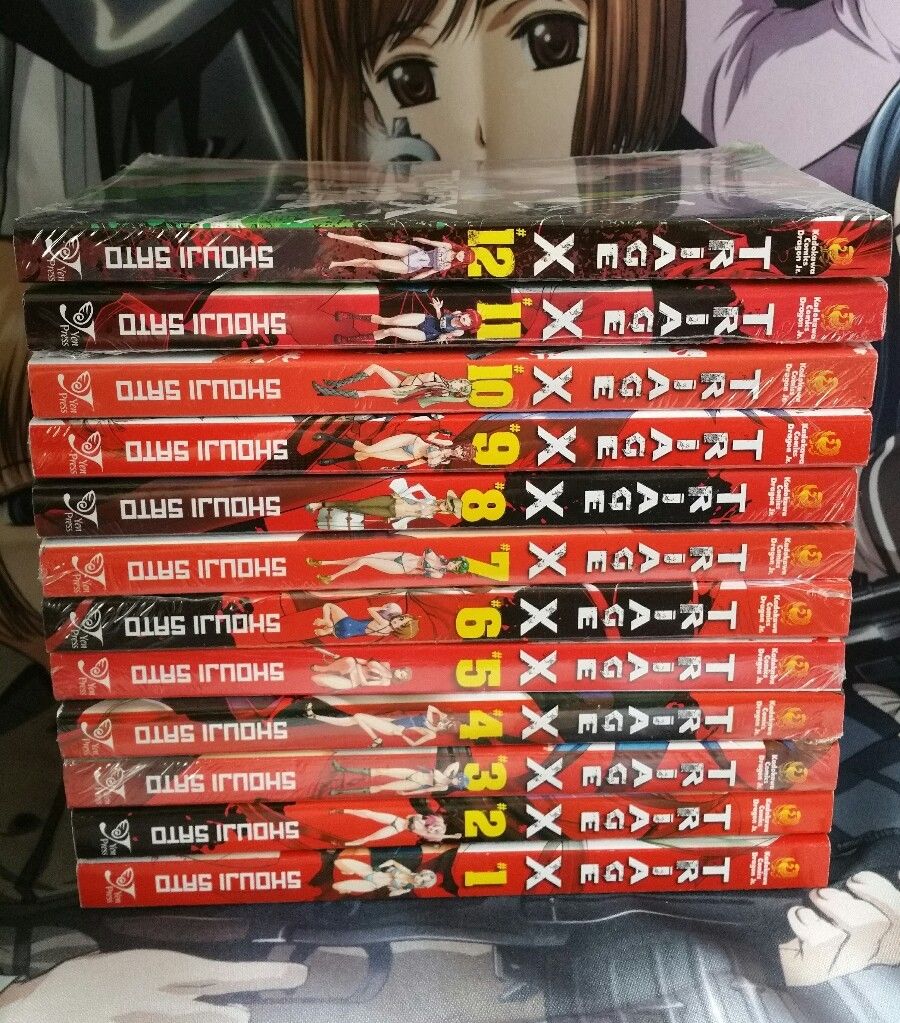 Triage X ( Vol 1 -  12 ) English Manga Graphic Novels SET Brand New Lot