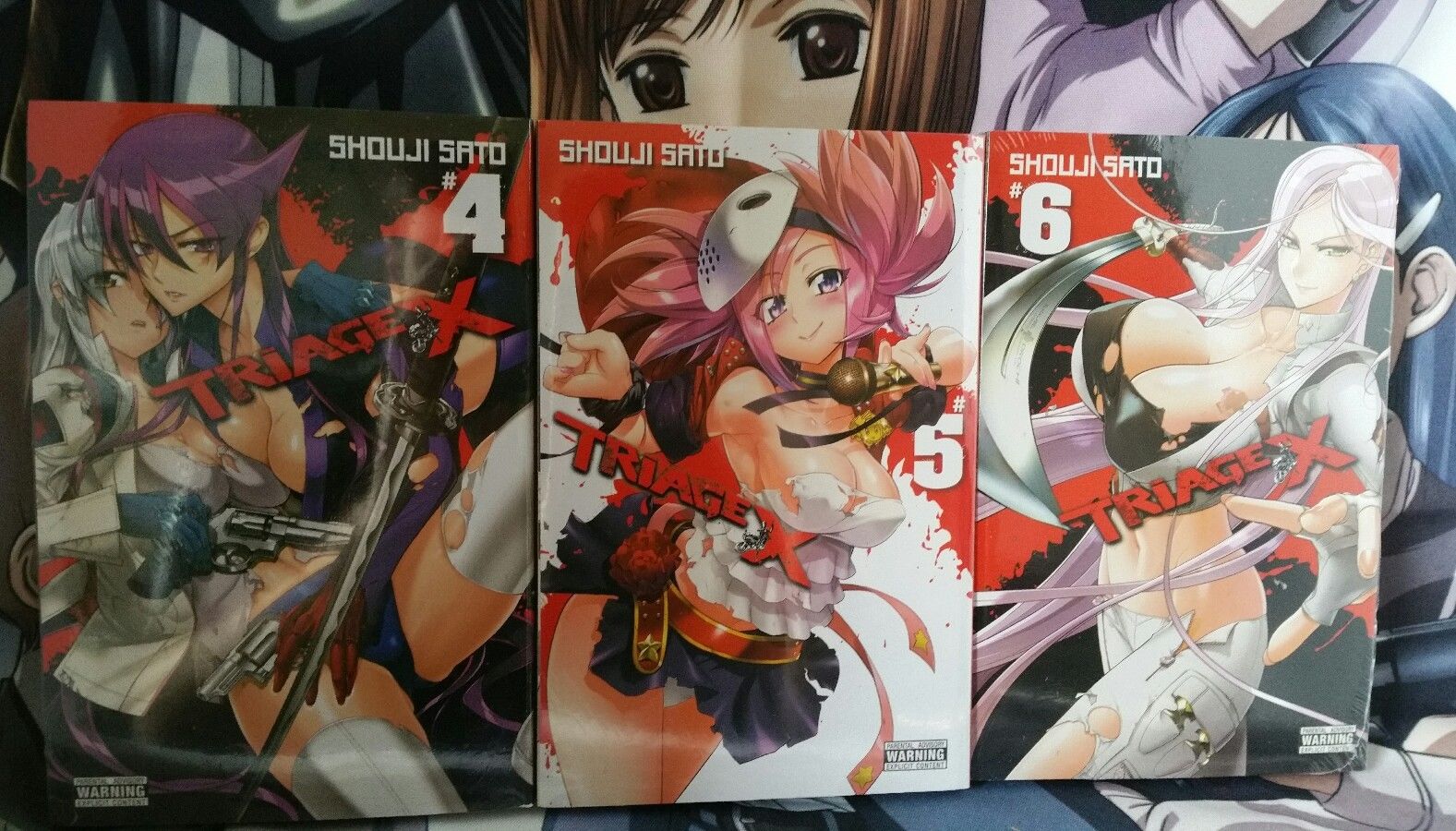 Triage X ( Vol 1 -  12 ) English Manga Graphic Novels SET Brand New Lot