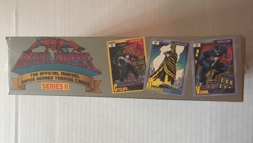 NEW! Spiderman Marvel Universe Series II Trading Card Box Factory Sealed 1991