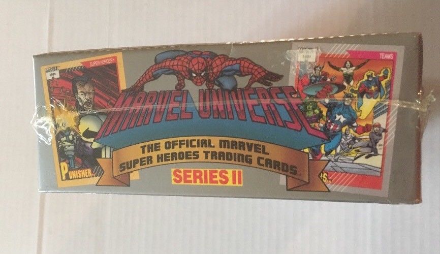 NEW! Spiderman Marvel Universe Series II Trading Card Box Factory Sealed 1991