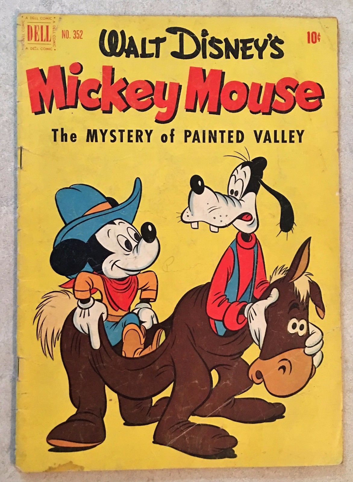 Four Color #352 - Walt Disney's Mickey Mouse (1951), GD/VG, 3.0, NO reserve!