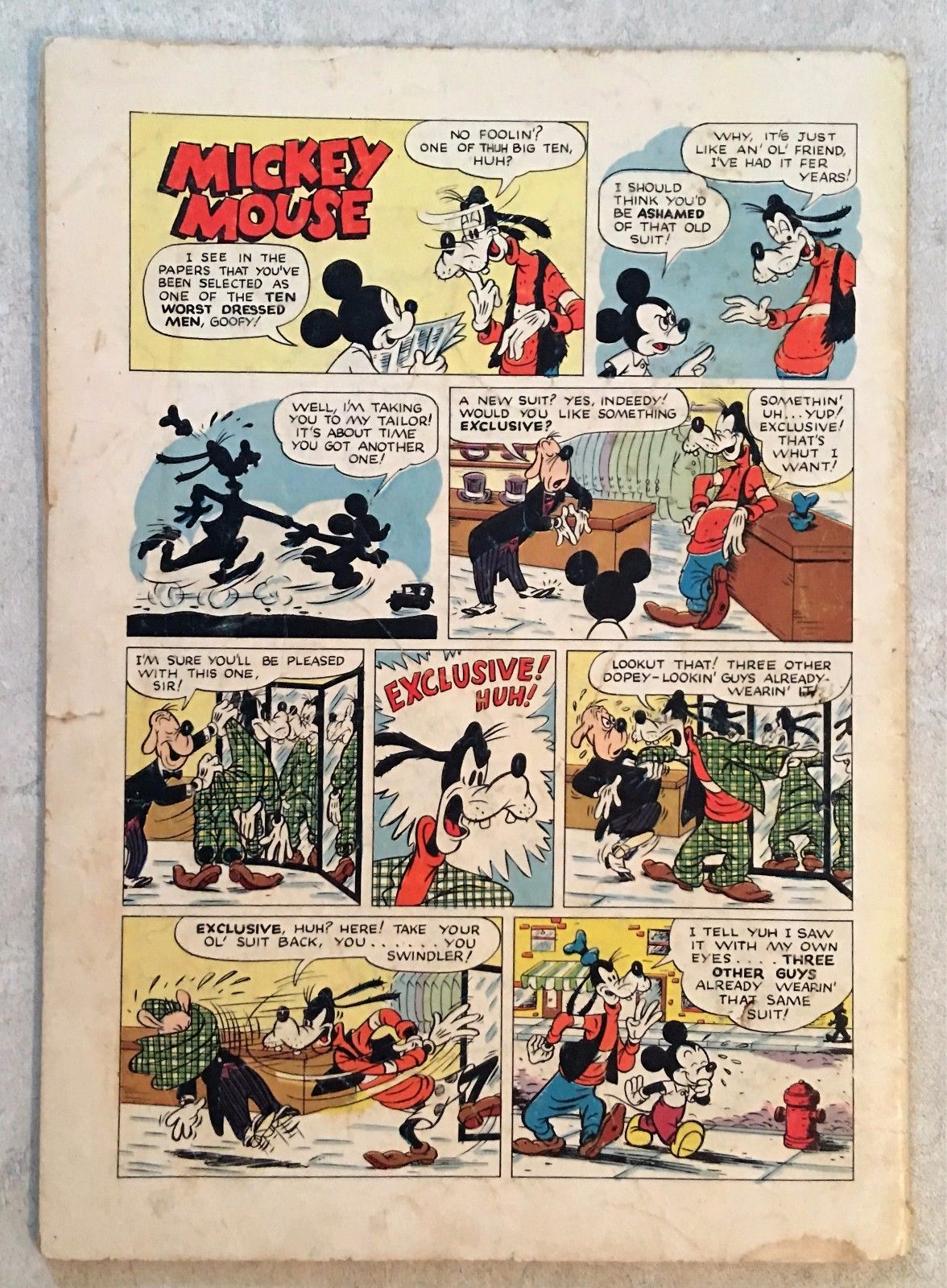 Four Color #352 - Walt Disney's Mickey Mouse (1951), GD/VG, 3.0, NO reserve!