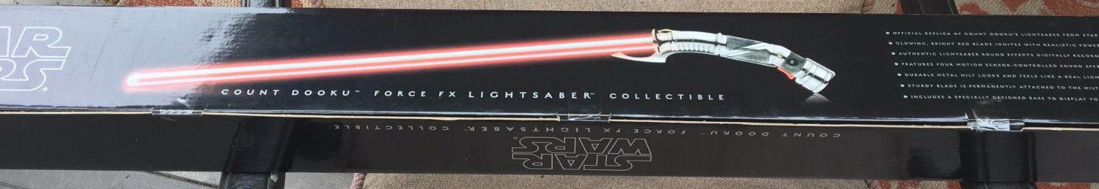 Star Wars Count Dooku FX Lightsaber Hasbro Signature Sealed MISB NEW