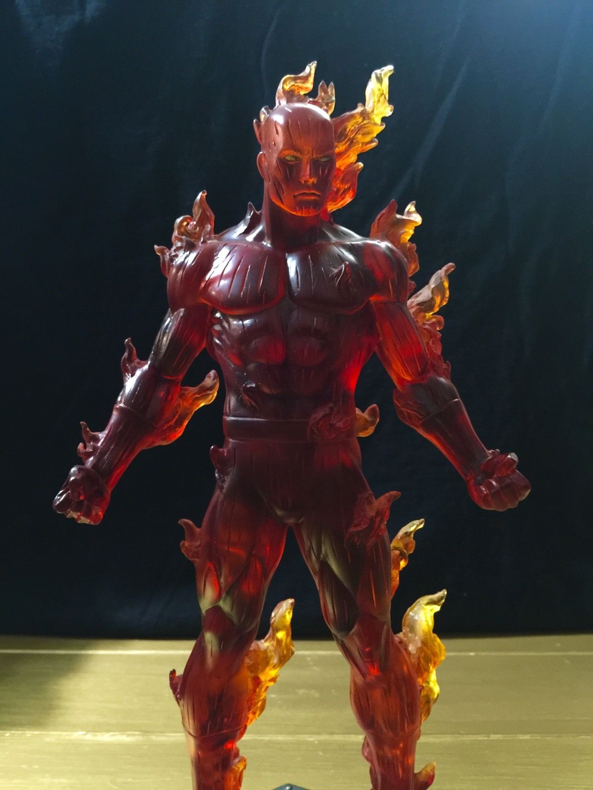 MARVEL X BOWEN HUMAN TORCH STATUE ARTIST PROOF FANTASTIC FOUR SUPER RARE