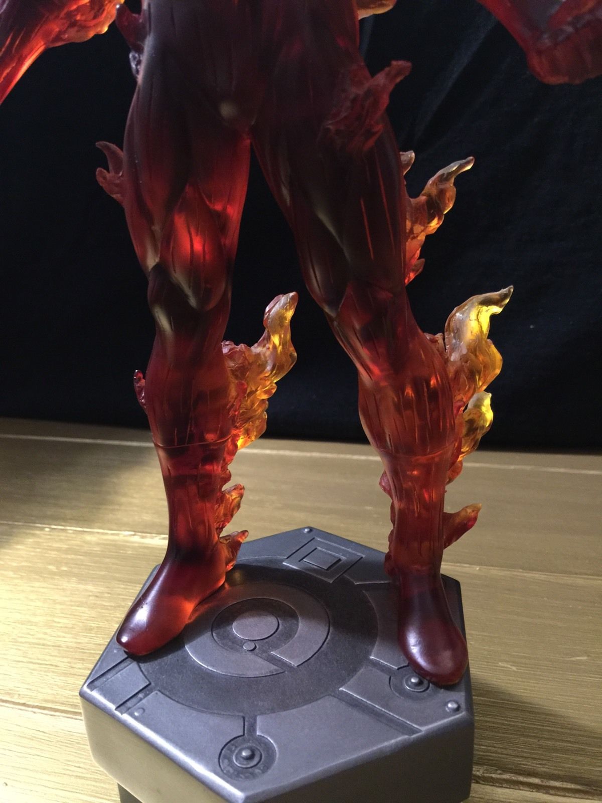 MARVEL X BOWEN HUMAN TORCH STATUE ARTIST PROOF FANTASTIC FOUR SUPER RARE