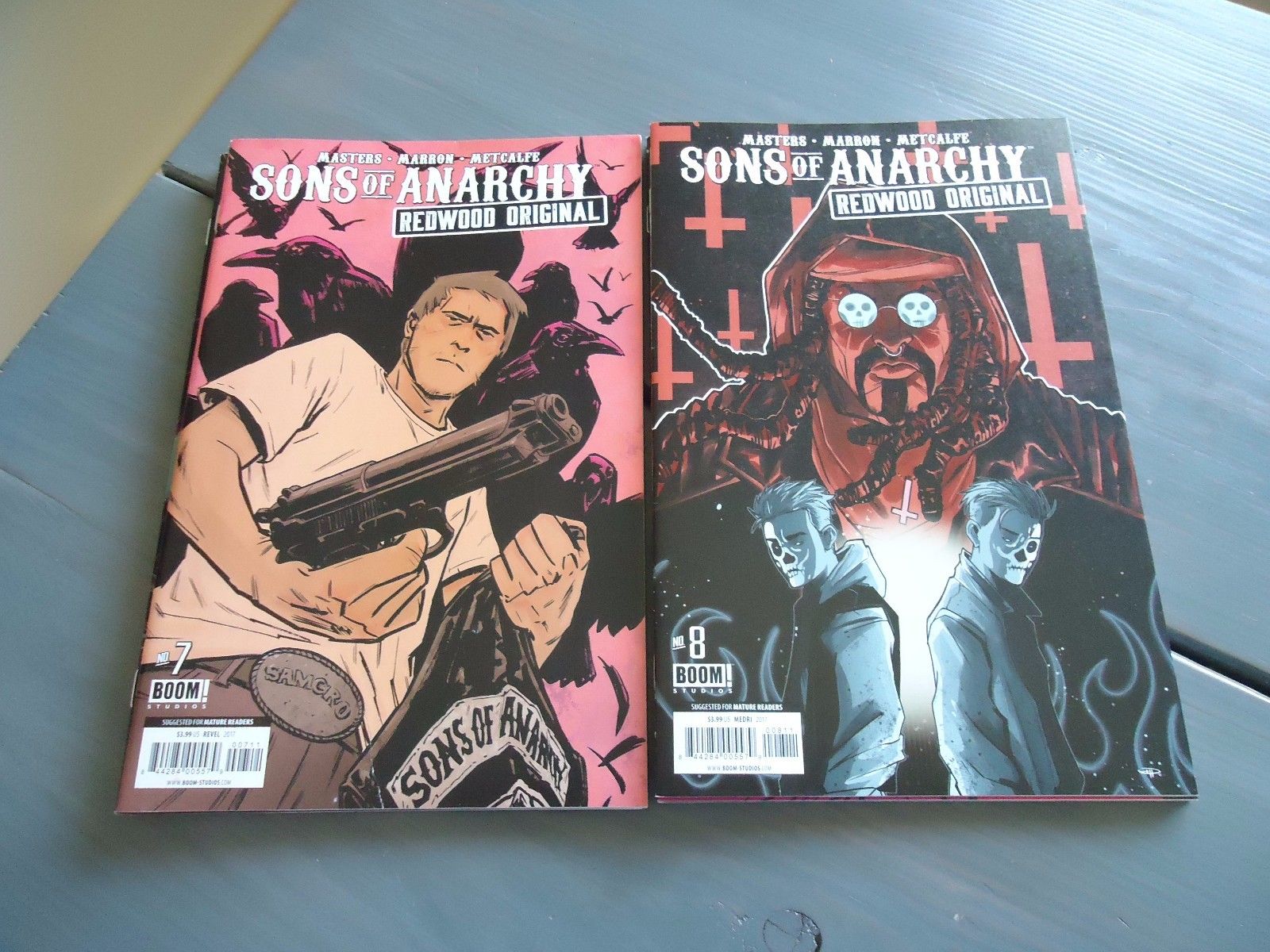 Sons of Anarchy Redwood Original 1-12 (2016-2017, Boom!) COMPLETE SET Masters