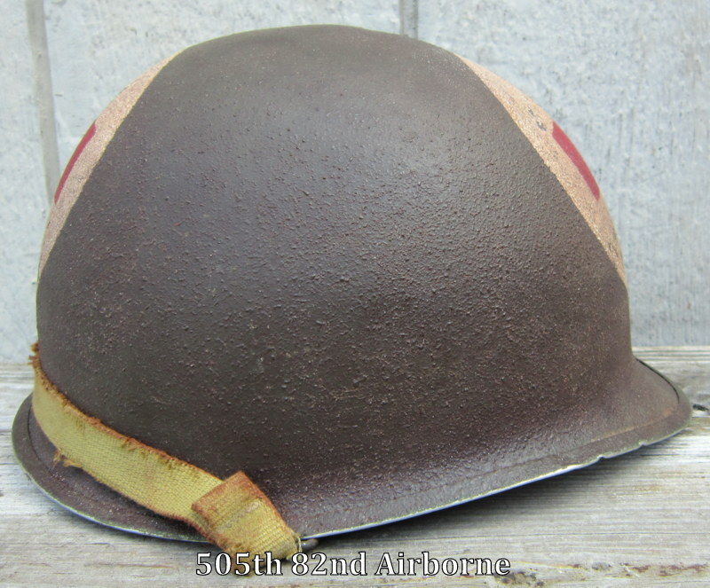 WWII M-1 Helmet US Army Medic 2-Panel