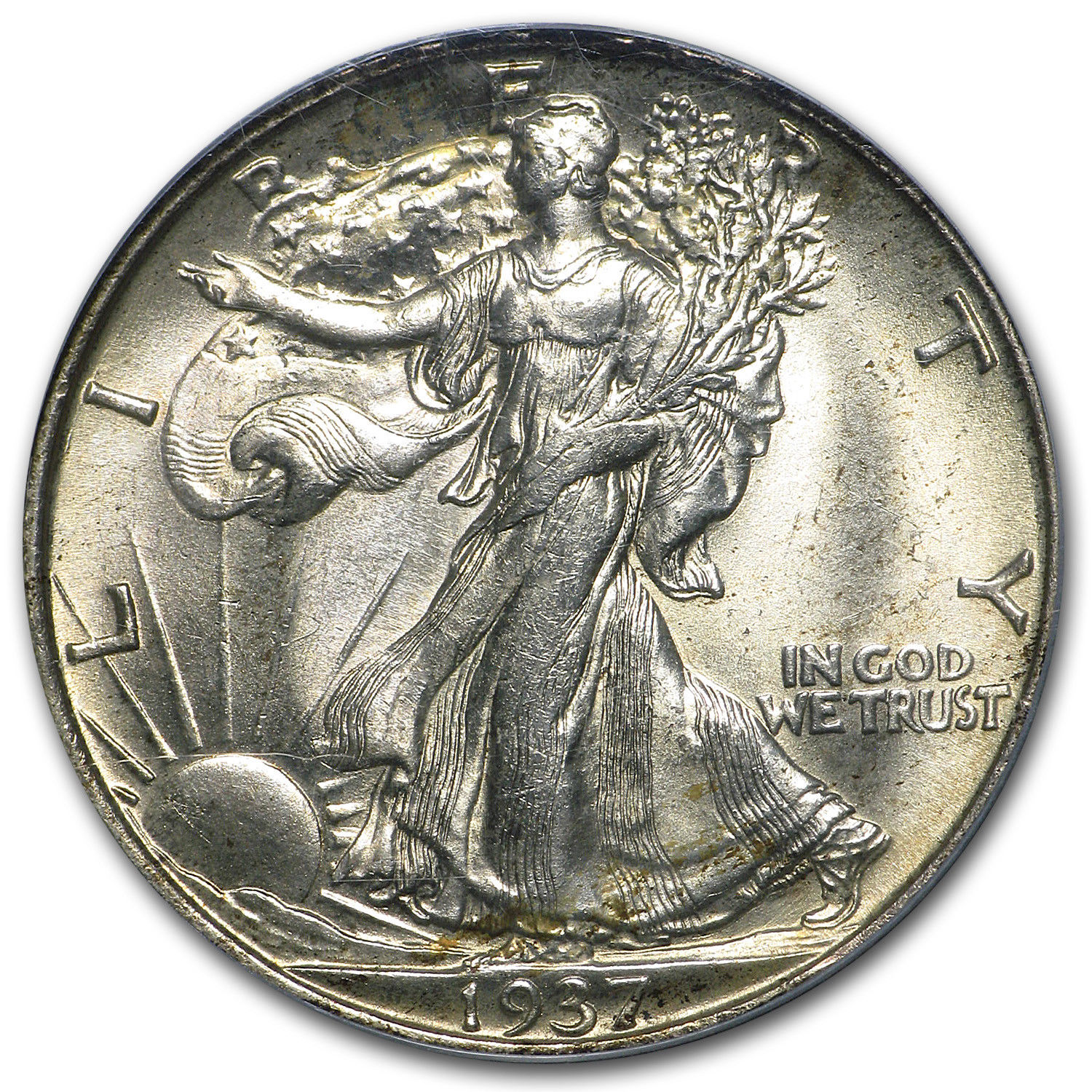 1937-S Walking Liberty Half Dollar MS-65 PCGS