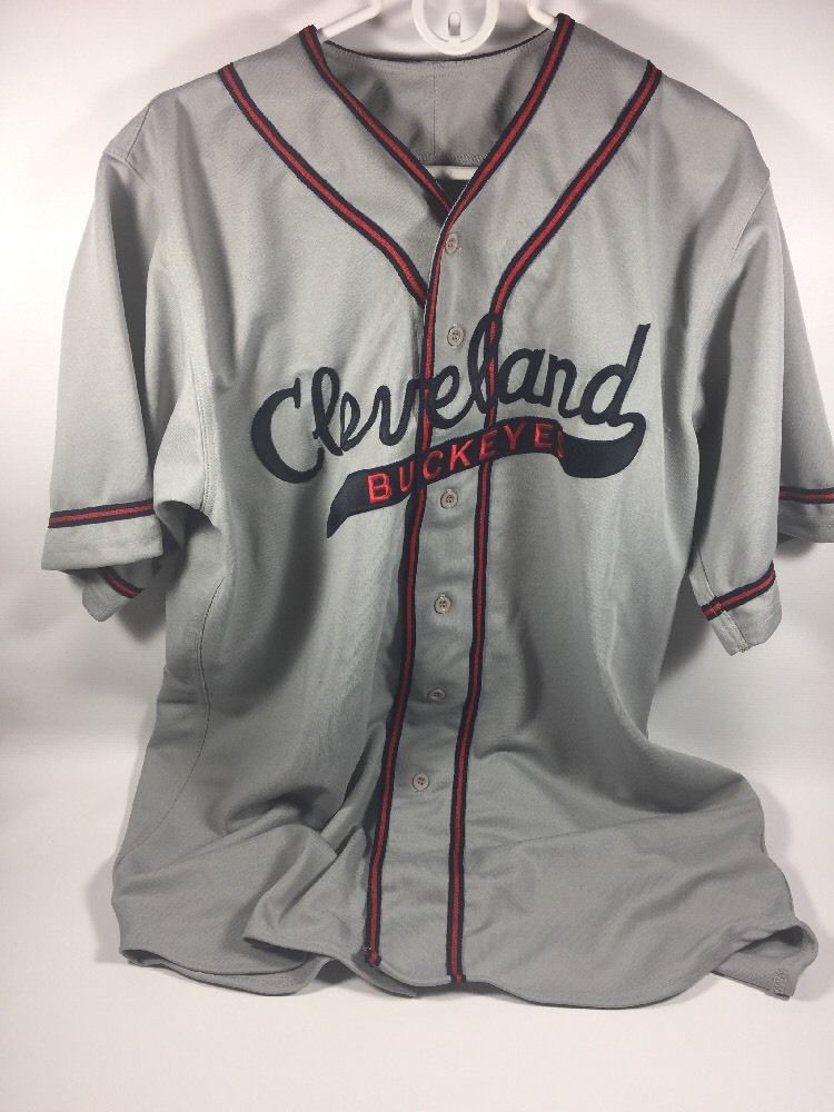 Cleveland Indians Buckeyes Negro League Roberto Perez Game Used Jersey Size 48