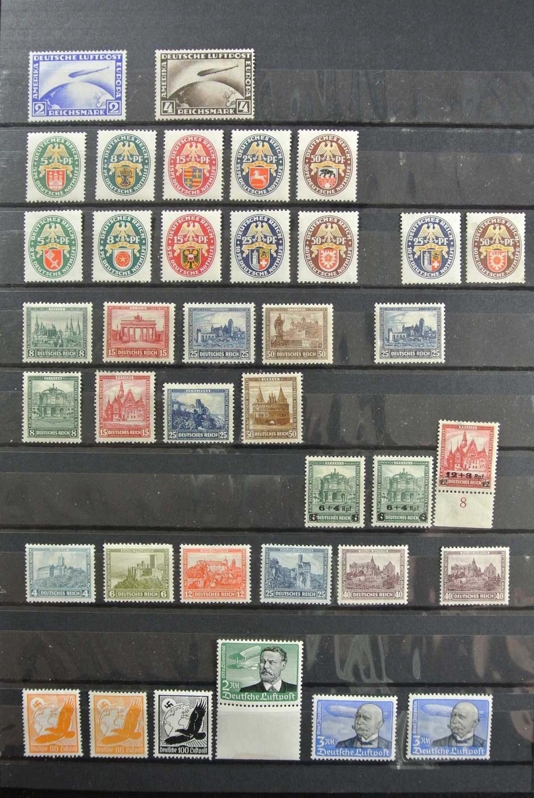 Lot 26769 Collection mint hinged stamps of German Reich.