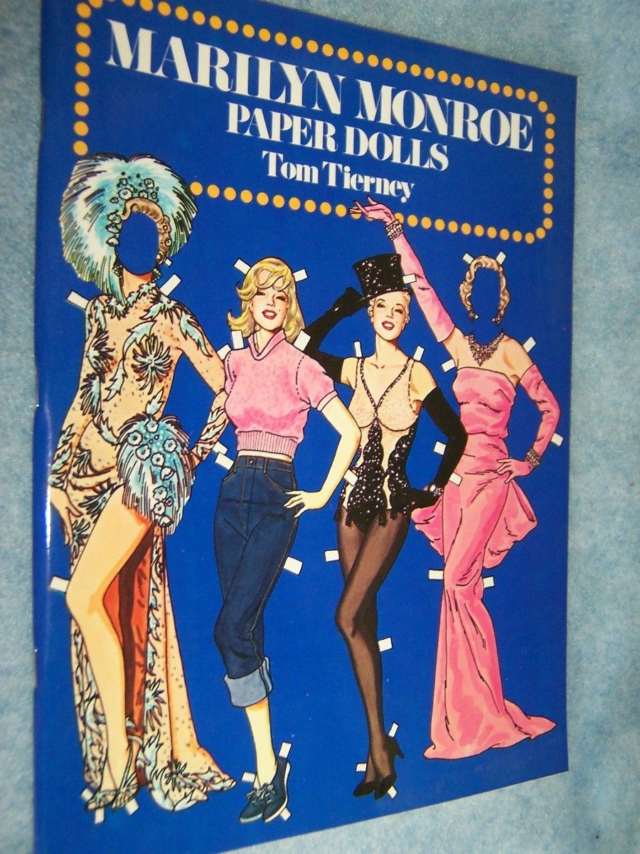 1979 Marilyn Monroe Paper Dolls by Tom Tierney