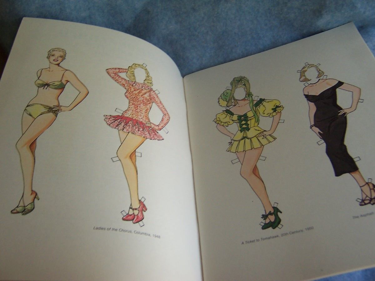 1979 Marilyn Monroe Paper Dolls by Tom Tierney