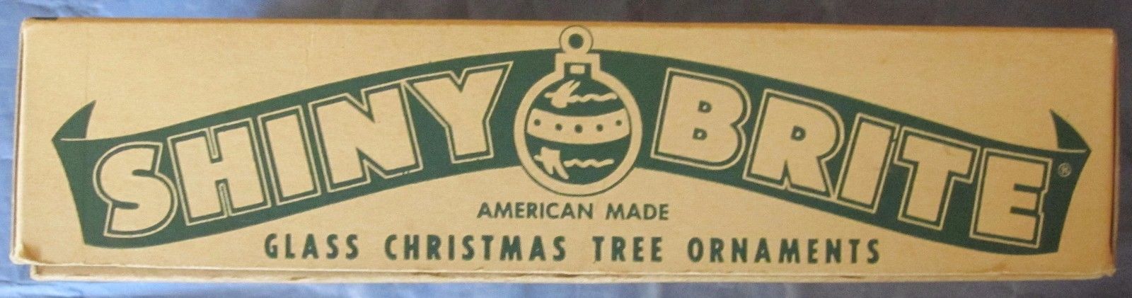 Vintage box of Shiny Brite Ornaments