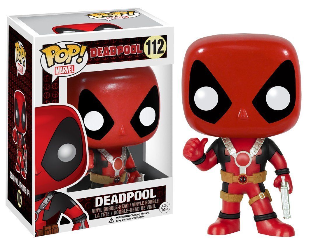 Funko Pop Marvel: Thumbs Up Deadpool Vinyl Bobble Head Collectible Action Figure