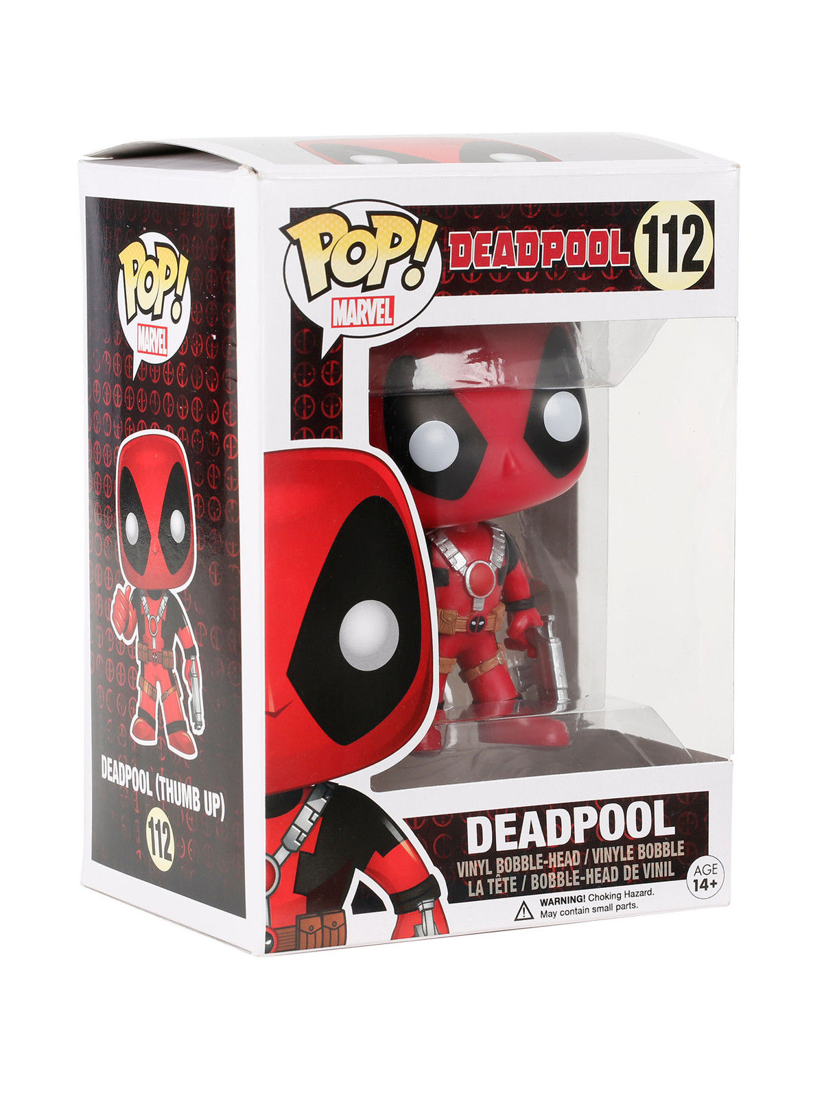 Funko Pop Marvel: Thumbs Up Deadpool Vinyl Bobble Head Collectible Action Figure