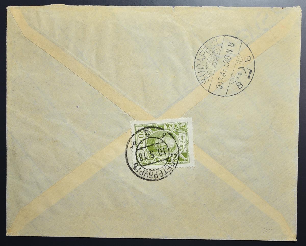 RUSSIA to HUNGARY 1913, $40, Tzar on Reg-Cover St PETERSBURG to BUDAPEST , USSR