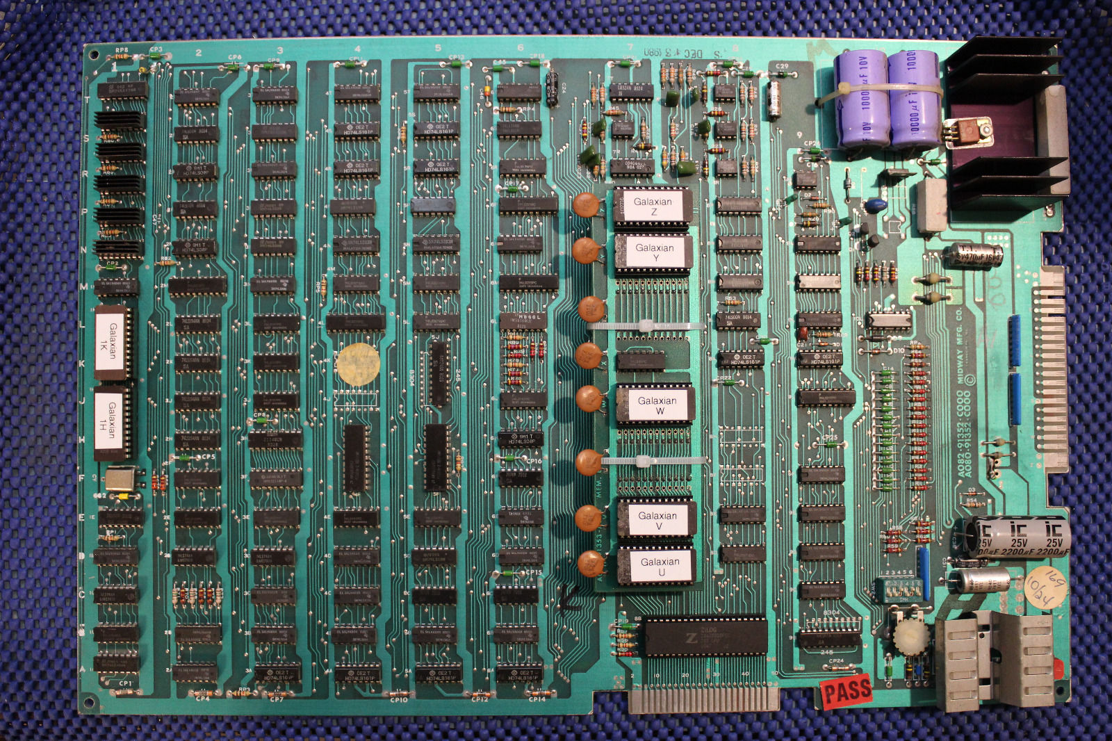 Galaxian PCB Original Midway Fully Working Game Board