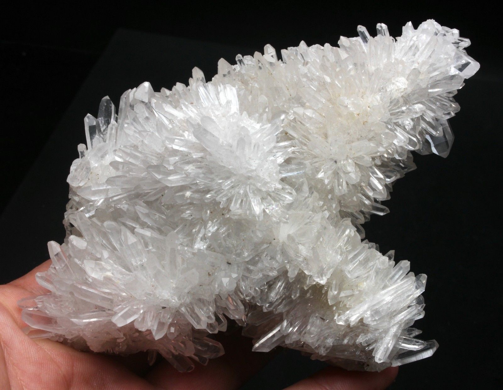 540g Rare Natural Beautiful White Chrysanthemum QUARTZ Crystal Cluster Specimen