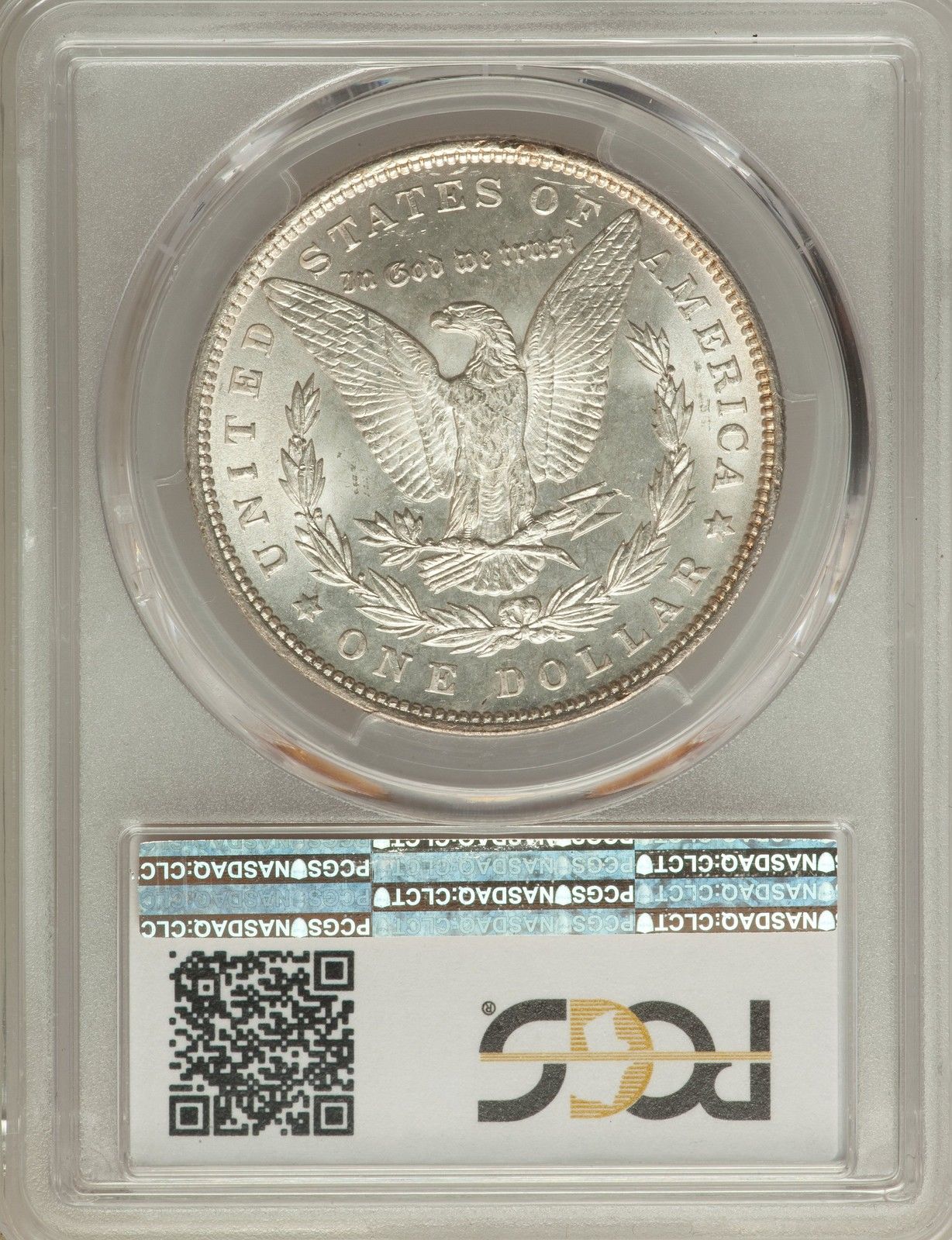 1893 US Morgan Silver Dollar $1 - PCGS MS64