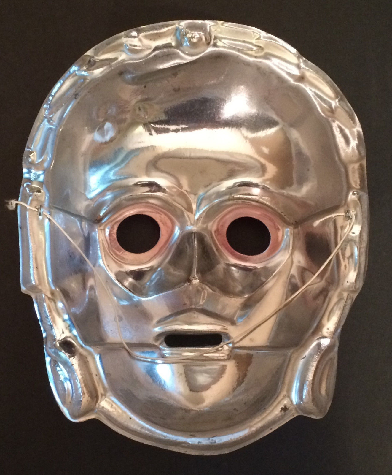 Vintage 1982 Star Wars - Return Of The Jedi - Ben Cooper C-3P0 Mask - Halloween