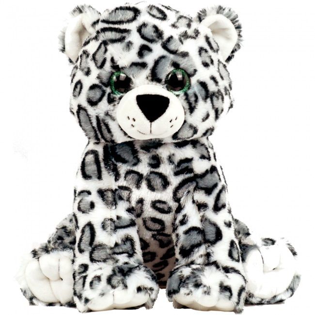 Snow Leopard 15" Build a Plush Teddy Bear Furry Friend Party Kit