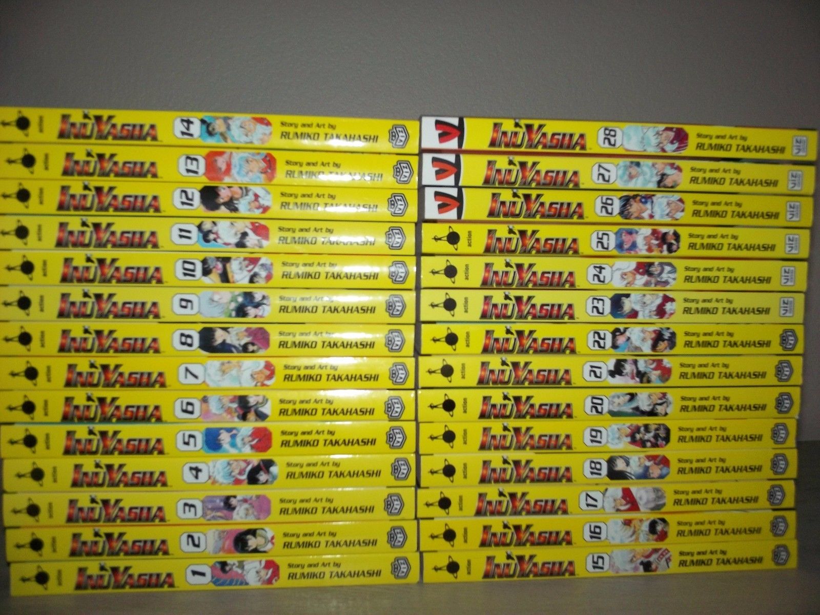 Inuyasha Manga Lot 1-28 by Rumiko Takahashi