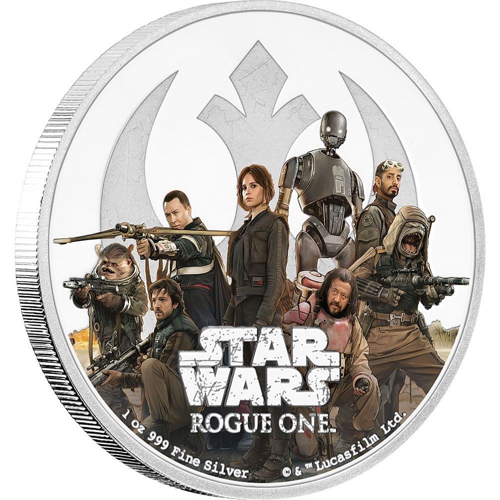 Star Wars: Rogue One - Rebellion 1 oz Silver Coin 2017