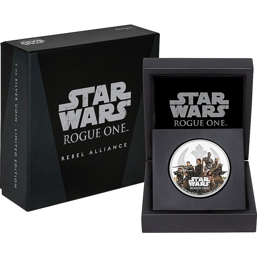 Star Wars: Rogue One - Rebellion 1 oz Silver Coin 2017