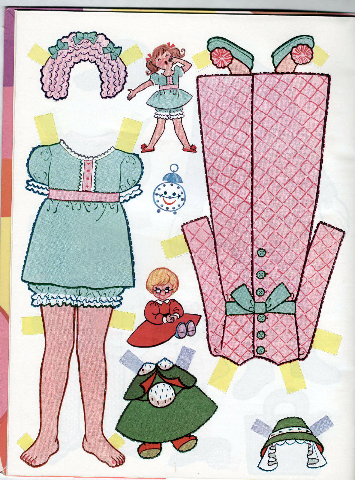 Vintage Whitman BUFFY paper dolls 1969 Mrs. Beasley/FAMILY AFFAIR TV SHOW uncut