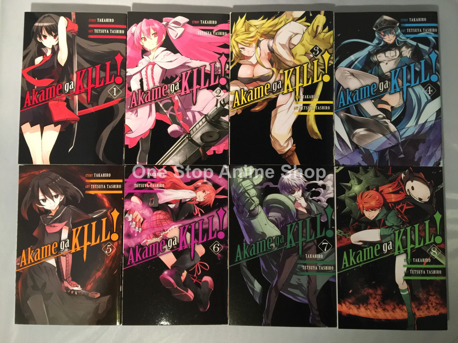 Akame ga Kill ( Vol 1 - 11) English Manga Graphic Novels SET Brand New Lot