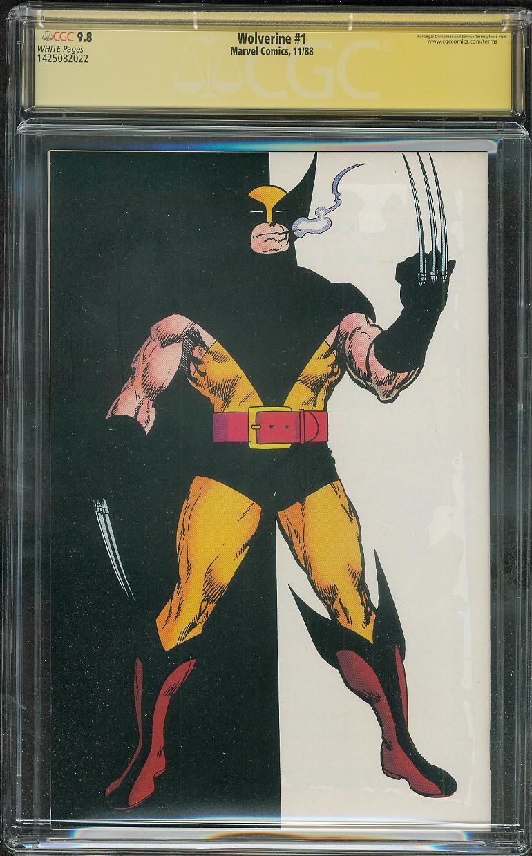 Wolverine 1 CGC SS 9.8 Stan Lee Signed 1988 John Buscema Cover 1st Patch