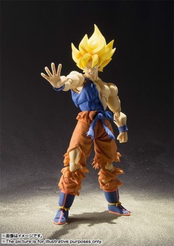 Bandai Dragonball Z S.H.Figuarts Super Saiyan Son Goku Warrior Awakening Figure