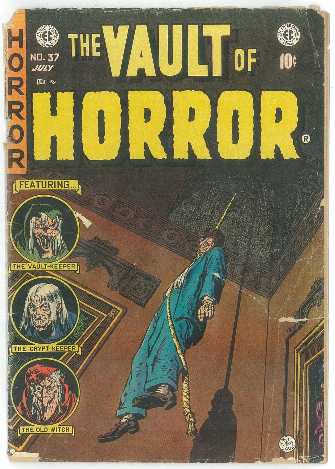 Vault of Horror #37 GD- 1st Drusilla Appearance/Johnny Craig Cover