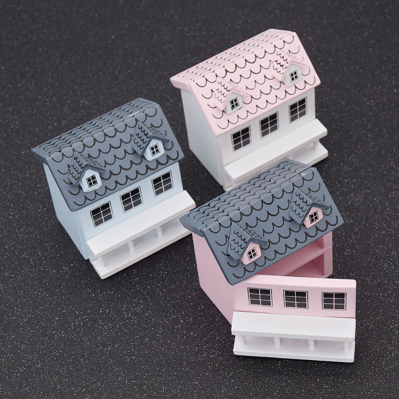 DIY 1/12 Dollhouse Miniature DIY Kit Dolls Wooden House Mini Cute House Gifts