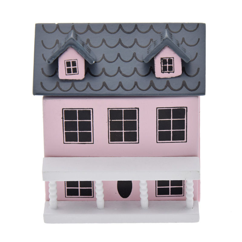 DIY 1/12 Dollhouse Miniature DIY Kit Dolls Wooden House Mini Cute House Gifts