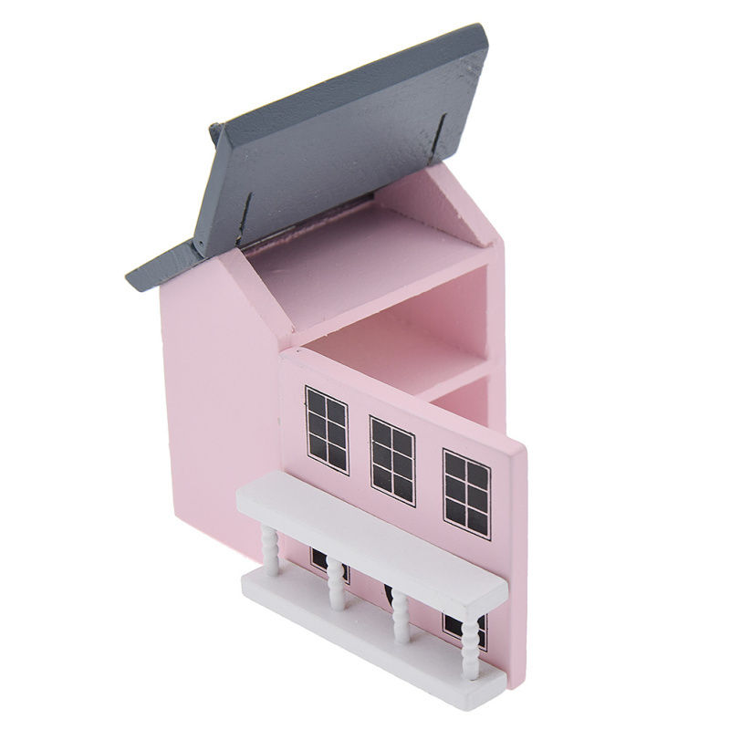 DIY 1/12 Dollhouse Miniature DIY Kit Dolls Wooden House Mini Cute House Gifts