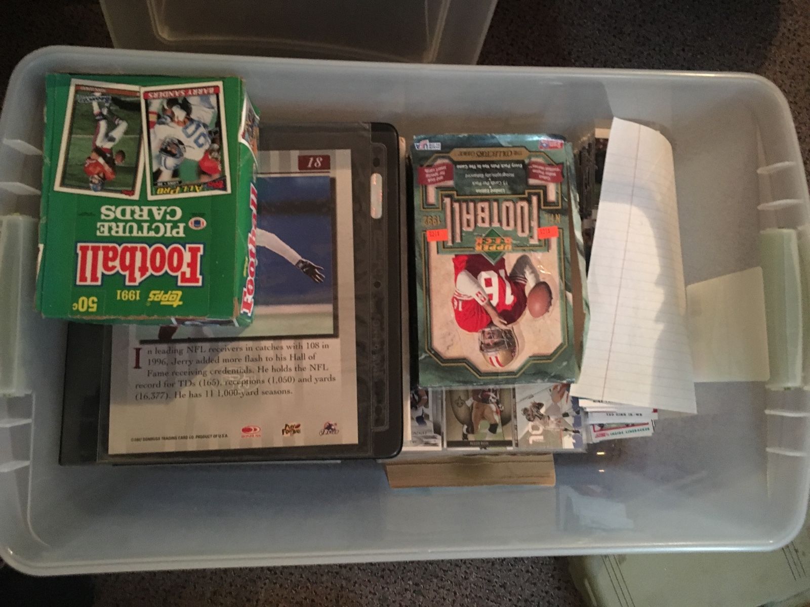 Huge Lot of Sports Cards (Mainly Football) over 40,000 cards!!!