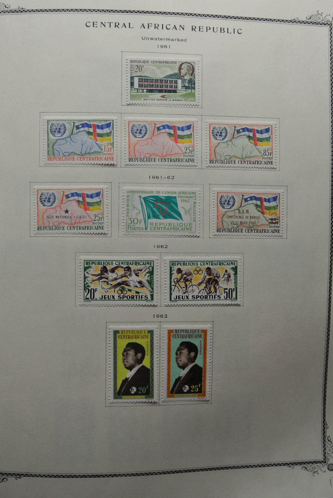 Lot 26234 Collection stamps of Central African Republic 1959-2007.