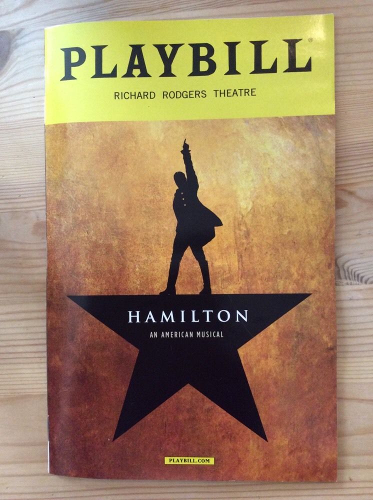 Hamilton The Musical Combo Package Large & Small Souvenir Cups + Playbill