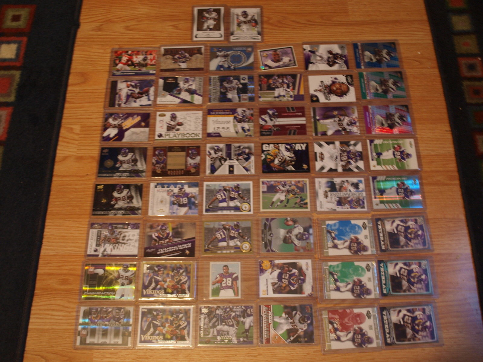 ADRIAN PETERSON CARD LOT RARE jersey GOLD chrome ROOKIE refractor XFRACTOR