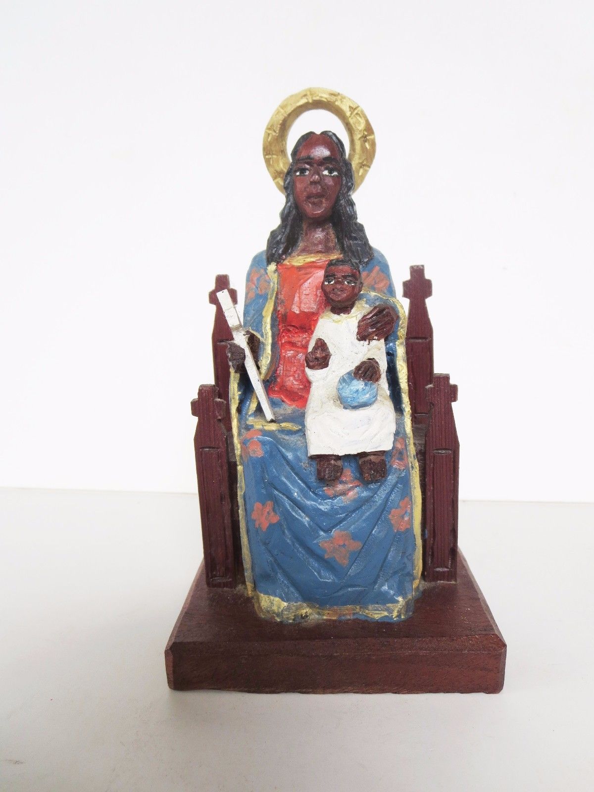 Santo Puerto Rico Virgin of Montserrat (Virgen de Monserrate), by Jose Negron