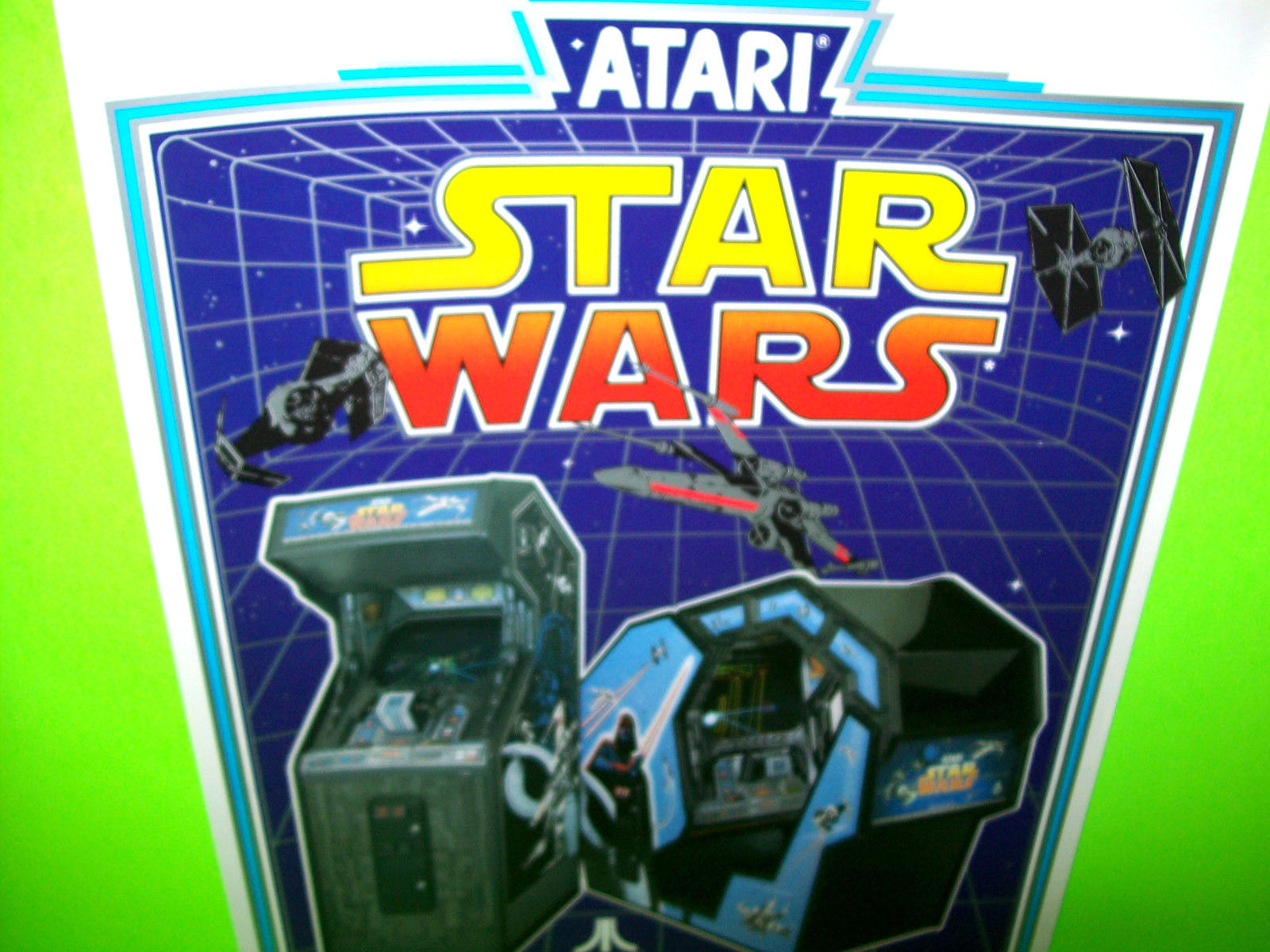 Atari STAR WARS Classic Original 1983 NOS Video Arcade Game Promo Sales Flyer