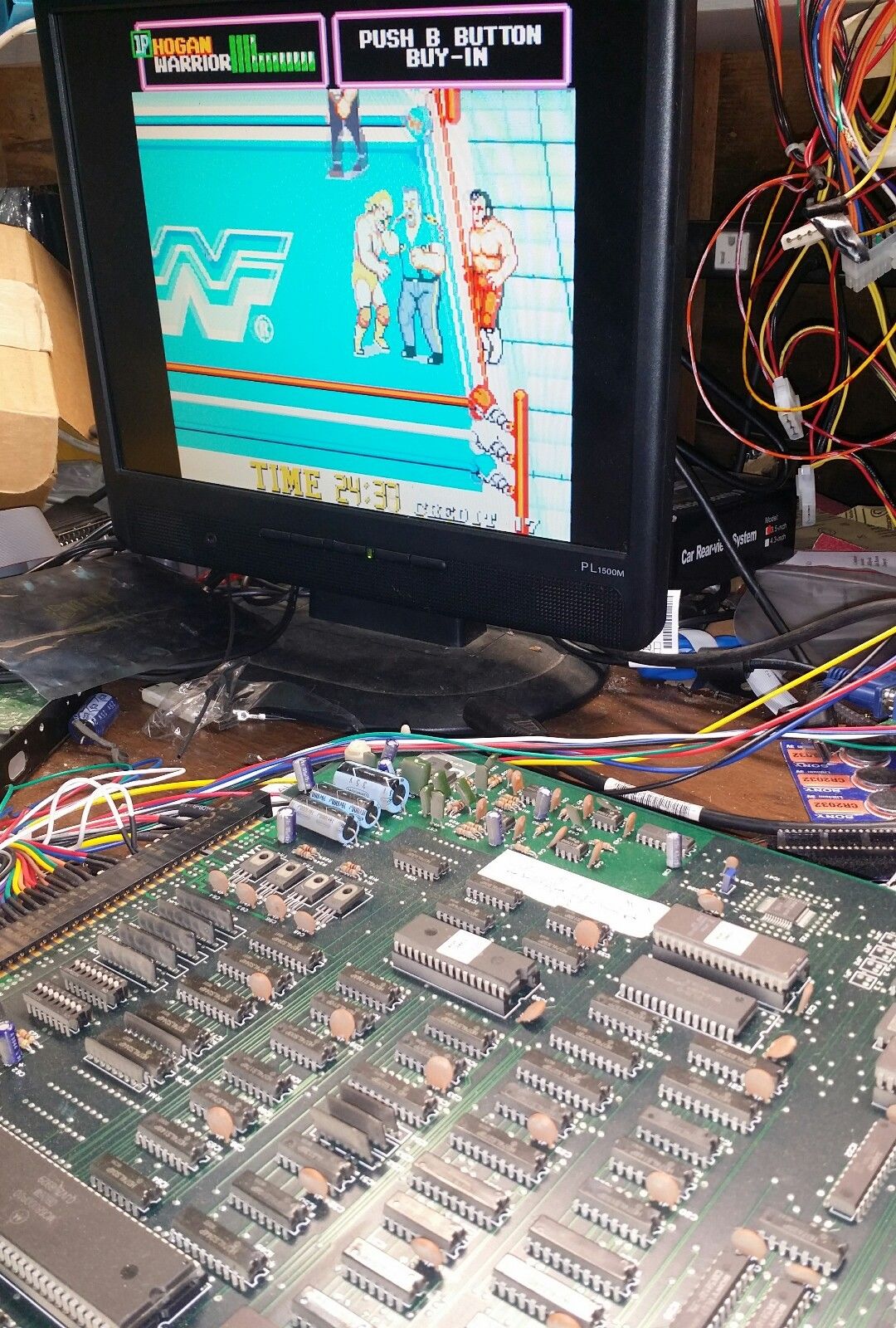 wwf superstars arcade pcb working with sound jamma